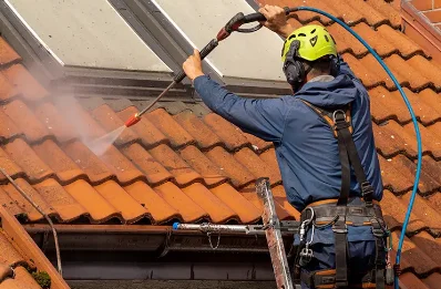 Démoussage et hydrofuge de toiture à Vançais